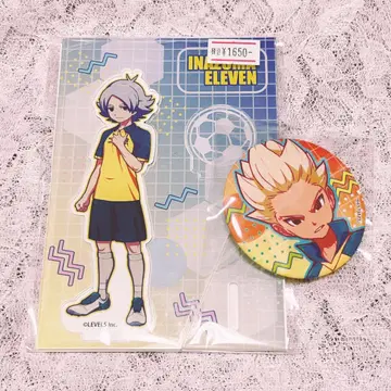 이나즈마 일레븐 아크릴 스탠드 캔뱃지 후부키 시로 고엔지 슈야