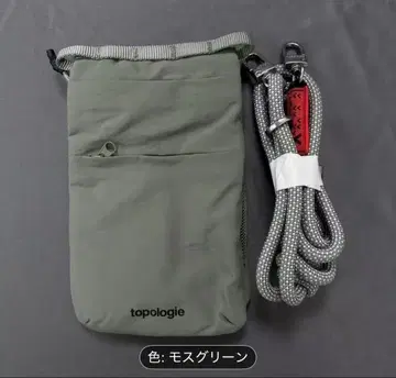 Topologie 토폴로지 스마트폰 숄더 미니백 모스그린