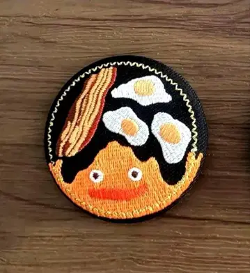 지브리 자수 브로치 컬렉션 하울의 움직이는 성 카르시퍼