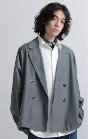 HARE TR 볼륨 셔츠 자켓