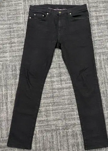 에트로 ETRO 블랙 워시 가공 스트레치 데님 팬츠