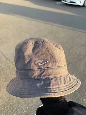 00s NIKE y2k 자수 로고 버킷 햇