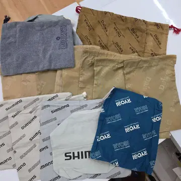 다이와, 시마노, 낚시릴 주머니