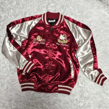 헬로키티 산리오 스카잔 일본풍 새틴 자수 M