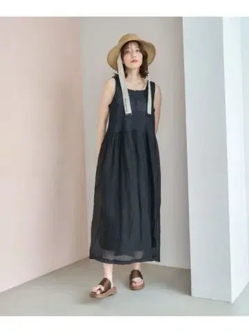 스튜디오 클립 크로셰 콤비 원피스 미사용 새상품