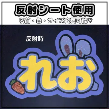 네임보드 레오 아오엔 aoen 반사시트 토끼귀