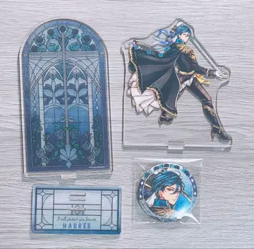 하우레스 악마 집사와 검은 고양이 아크릴 스탠드 캔뱃지 세트 3주년