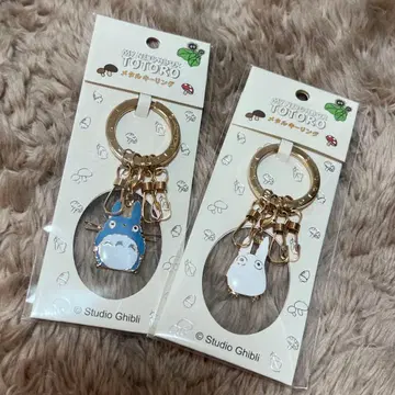 스튜디오 지브리 토토로 메탈 키링 2개 세트