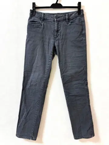 EDDIE BAUER 그레이 데님 팬츠 스트레이트 테이퍼드 캐주얼 팬츠