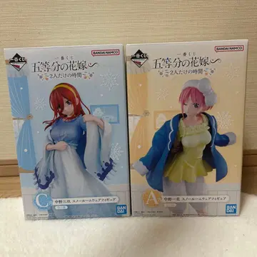 5등분의 신부 나카노 이치카 나카노 미쿠 피규어 제일복권