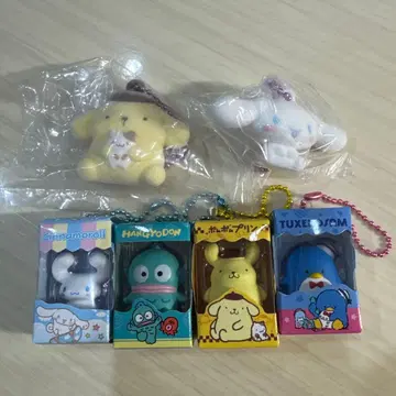 산리오 가챠가챠 식품 완구 키링