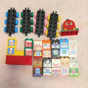 호빵맨 블록 라보 SL맨과 123! 숫자 블록 세트