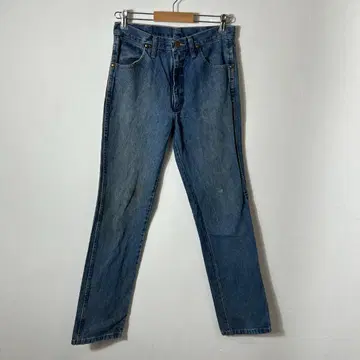 빈티지 상품 Wrangler 스트레이트 데님 팬츠 파랑