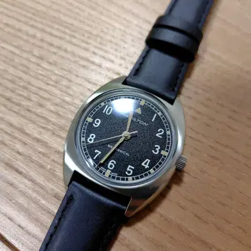 해밀턴 수동 와인딩 시계 블랙