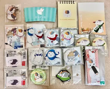 나츠메 우인장 냥코센세 한정판 POPUP 캔뱃지 아크릴 키링 레어