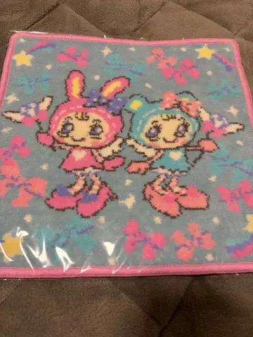 메조피아노 셔닐 직조 손수건 베리에짱 블루 베리에짱 손수건