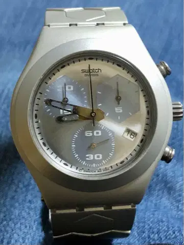 스와치 아이러니 알루미늄 크로노그래프 에사고날레 '00s 제조