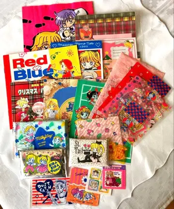 나카요시 부록 세트 스티커 노트 레터 세트 랩핑 백 외