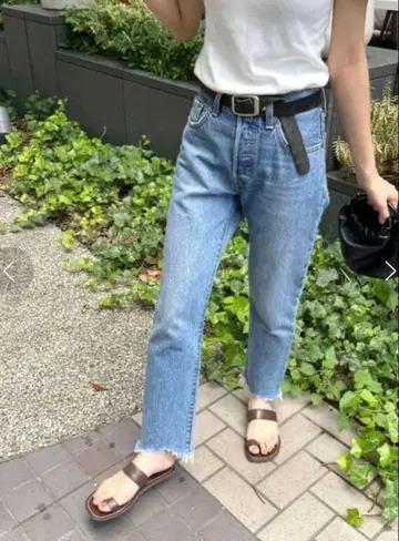 Ungrid Levi's 별주 501CROP DENIM