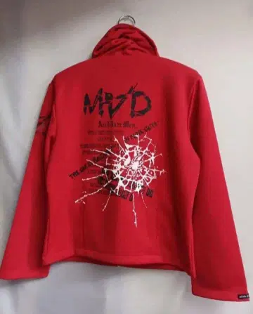 MAD 남성용 ACID JAZZ MEN 집업 후드티 빨간색 Free