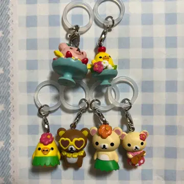 리락쿠마 메지루시 액세서리 6개 세트 낱개 판매