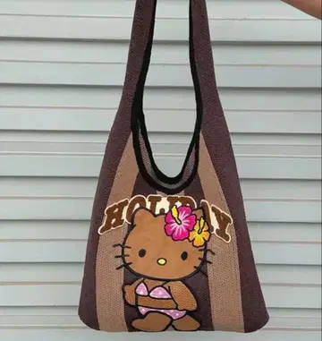 미사용 새상품 일광화상 키티 토트백 HOLIDAY