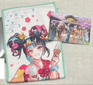 극락탕 fate FGO 타월 청소부 나곤 머플러 타월 칼데아 SPA 세트