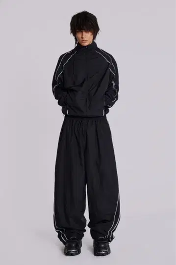 [ Jaded London ] Black Vapor Tracksuit