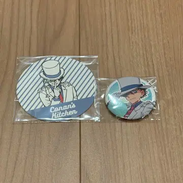 명탐정 코난 괴도 키드 코난즈 주방 코스터 캔뱃지