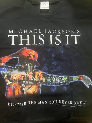 Michael Jackson This Is It 티셔츠 M 사이즈