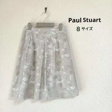 새상품급 PaulStuart 폴 스튜어트 큰 꽃무늬 스커트