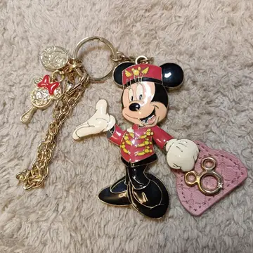 빈티지풍 미키마우스 키링 핑크