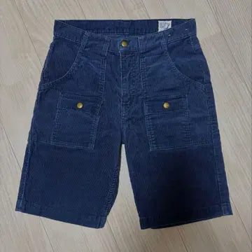 orSlow 네이비 코듀로이 숏팬츠