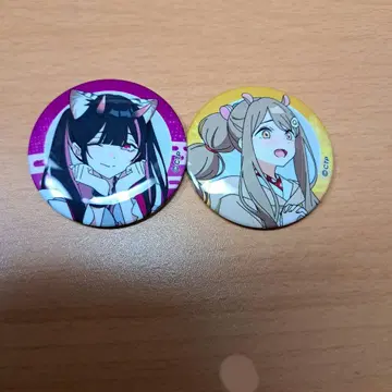 초 카구야 공주 TSUTAYA 트레이딩 캔뱃지 코마자와 노이 마미 캔뱃지