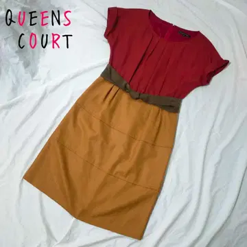 QUEENS COURT 퀸즈 코트 절개 원피스