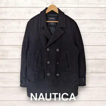 NAUTICA 다크 블루 피 코트