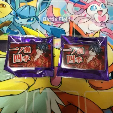 c106 복숭아 근암귀 네임 배지 이치노세 사계절 2개