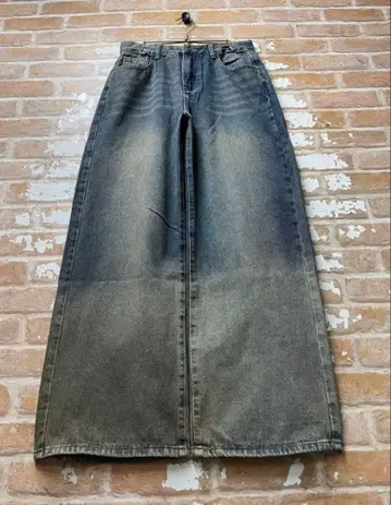 배기 데님 와이드 데님 그런지 y2k 그런지 데님 구제 의류 데님