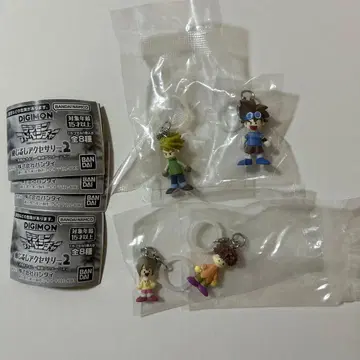 디지몬 어드벤처 메지루시 액세서리 2종 디지몬 4종