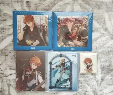 사진 2장 원신 타르탈리아 아크릴 스탠드 색지