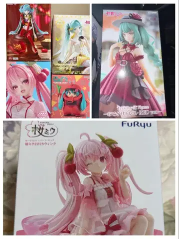 하츠네 미쿠 피규어 6개 세트