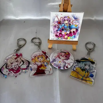 [ 동방 프로젝트 ] 아크릴 키링 캔뱃지 쁘띠 캠퍼스