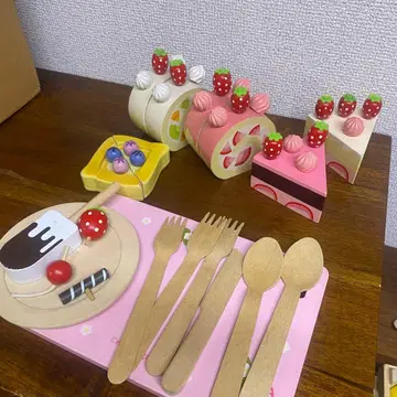 세트 마더 가든 야생 딸기 소꿉놀이 푸치푸르 블루베리 데니쉬