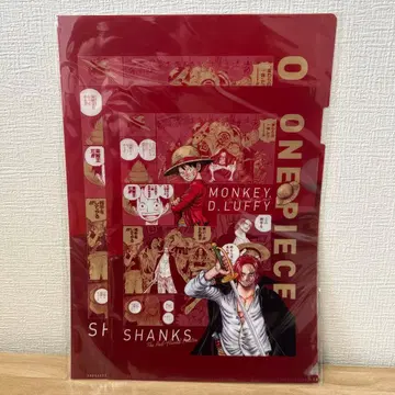 무기와라 스토어 ONEPIECE 클리어 파일 A4 B5 루피 샹크스