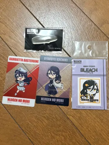 BLEACH 스티커 세트 밤비에타 바스터빈 후목 백야