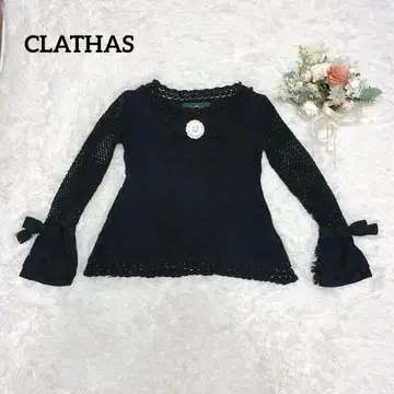CLATHAS 까멜리아 코사지 꽃무늬 크로 셰 뜨개질 니트 리본 크로셰