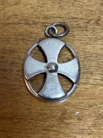 빈티지 펜던트 탑 크로스 모티브 실버 925