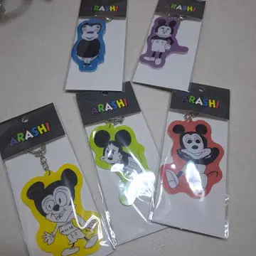 미키마우스 키링 5개 세트