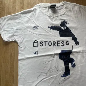 사인 포함 이시다 타이지 프로 풋볼 백 세계 티셔츠 히노마루 엄브로