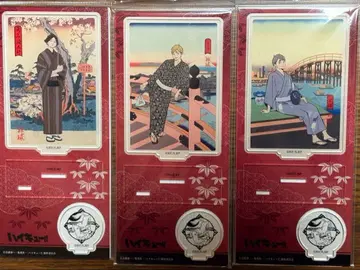 하이큐 사계절 아크릴 스탠드 (코즈메 켄마, 미야 아츠무, 미야 오사무)